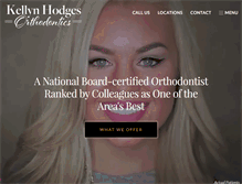 Tablet Screenshot of hodgesortho.com